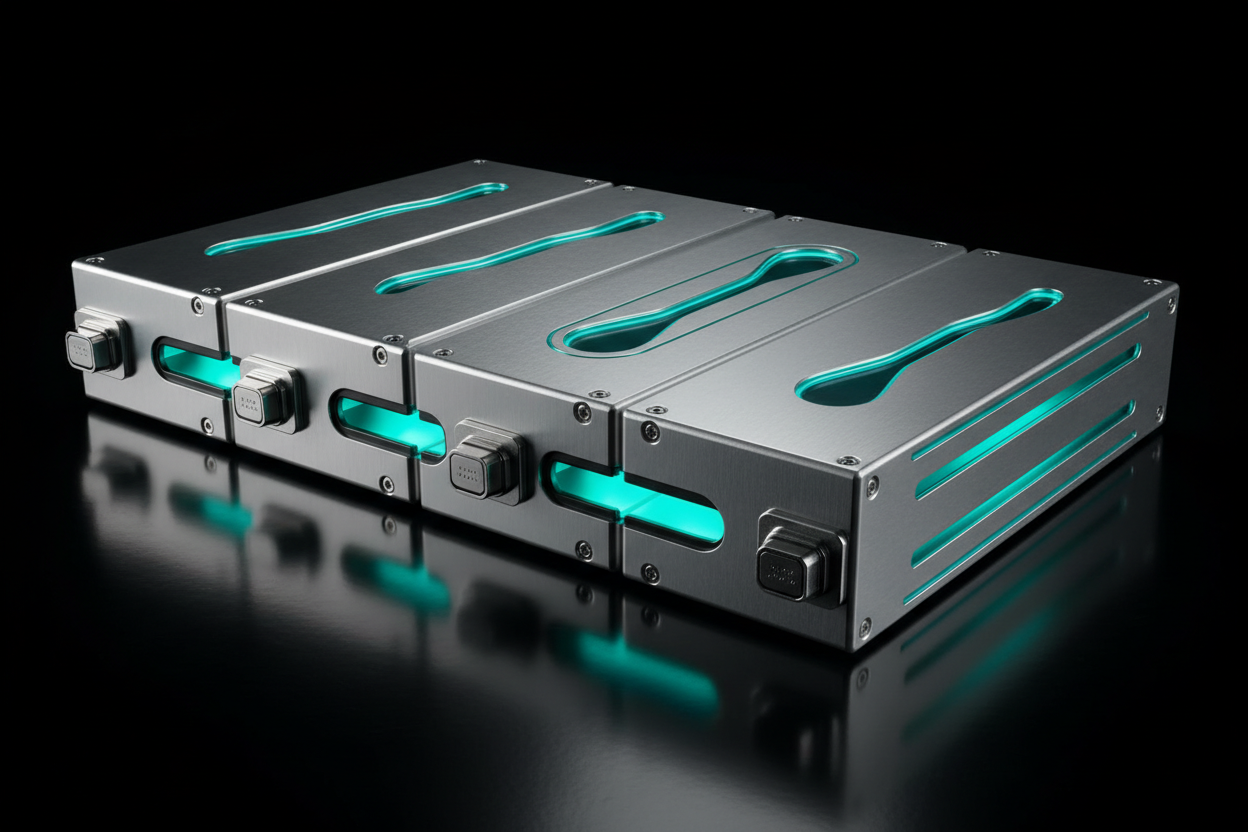EV Battery Modules product render